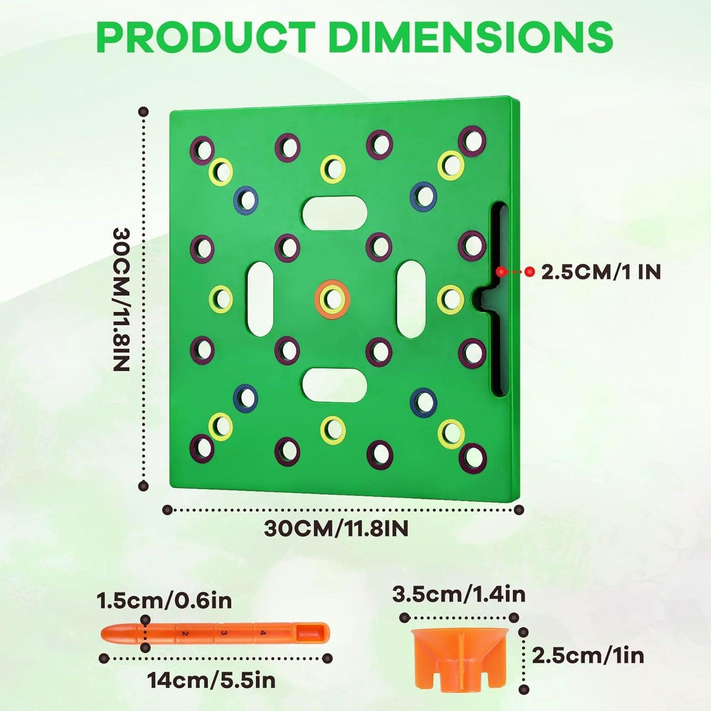 30cm Seed Planting Template – Square - Foot Gardening Tool - Gardening DownunderHome & Garden > Garden Tools > Gardening Tools