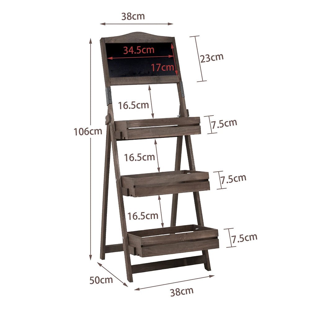 Retro Chalkboard and Flower Stand - Gardening DownunderGeneral Product