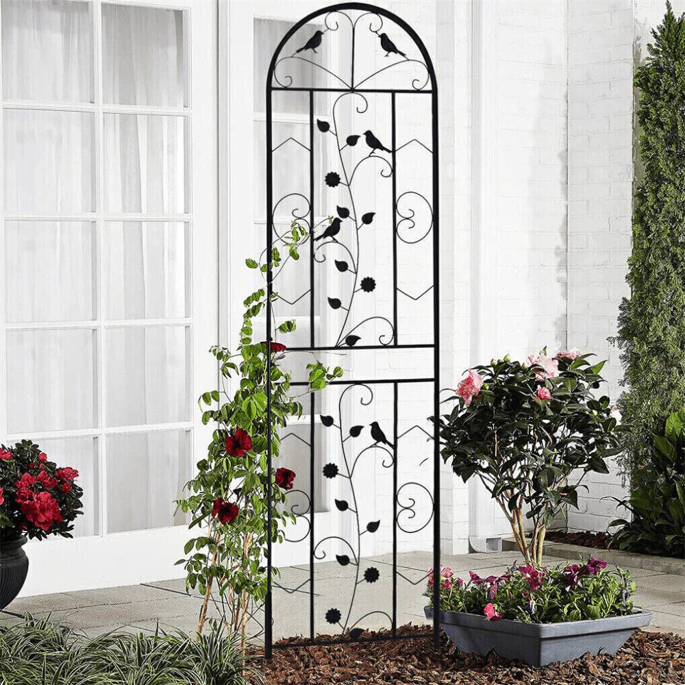 2 Pack Garden Trellis Patio Metal Wire Lattices Grid Panels for Climbing Plants - Gardening DownunderGeneral Product