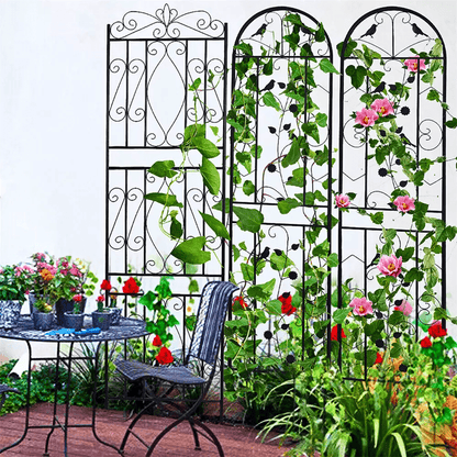 2 Pack Garden Trellis Patio Metal Wire Lattices Grid Panels for Climbing Plants - Gardening DownunderGeneral Product