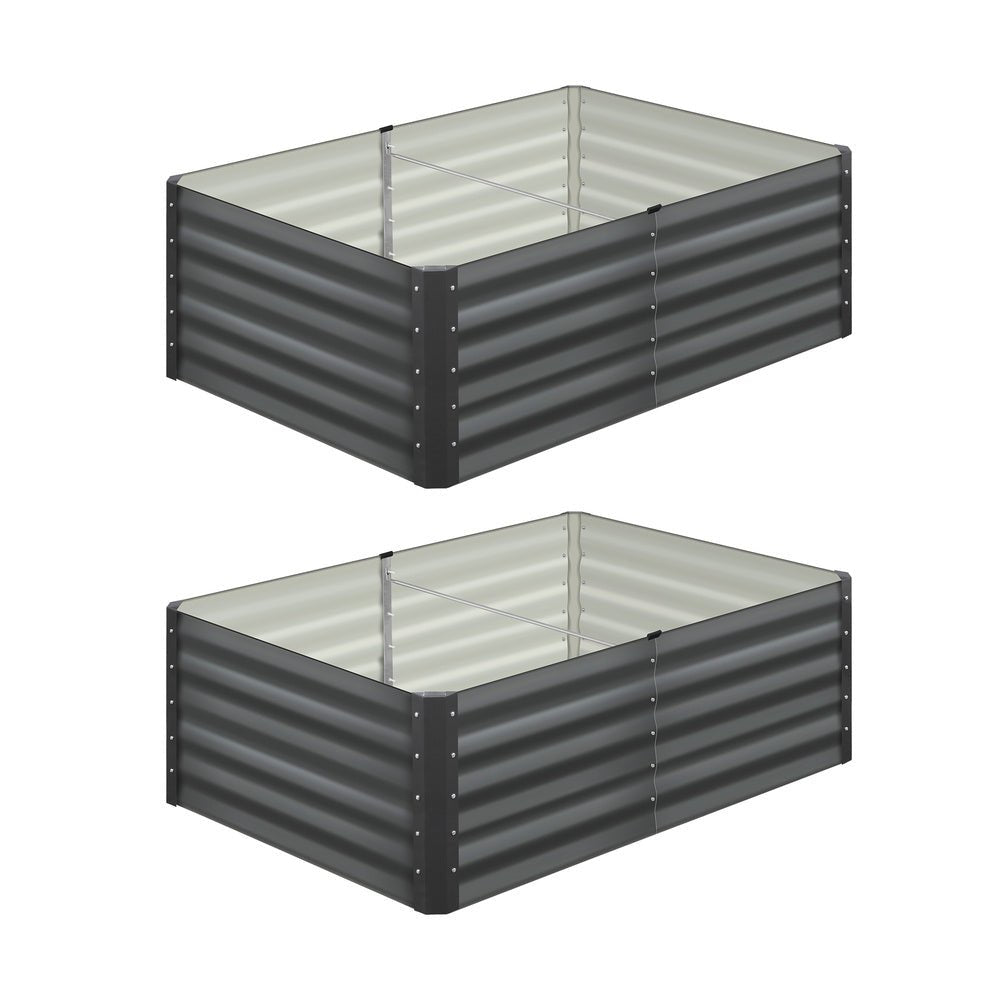 2 pcs Galvanized Steel Garden Bed - Gardening DownunderGeneral Product