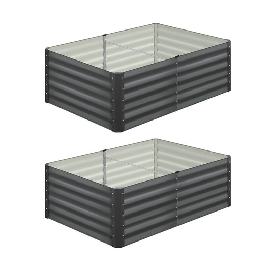 2 pcs Galvanized Steel Garden Bed - Gardening DownunderGeneral Product