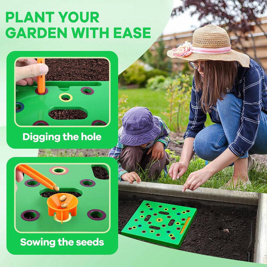 30cm Seed Planting Template – Square - Foot Gardening Tool - Gardening DownunderHome & Garden > Garden Tools > Gardening Tools