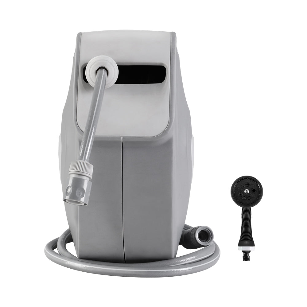 30m Retractable Hose Reel with 9 - Setting Spray Gun – Wall Mount & Auto Rewind - Gardening DownunderHome & Garden > Garden Tools > Garden Hoses