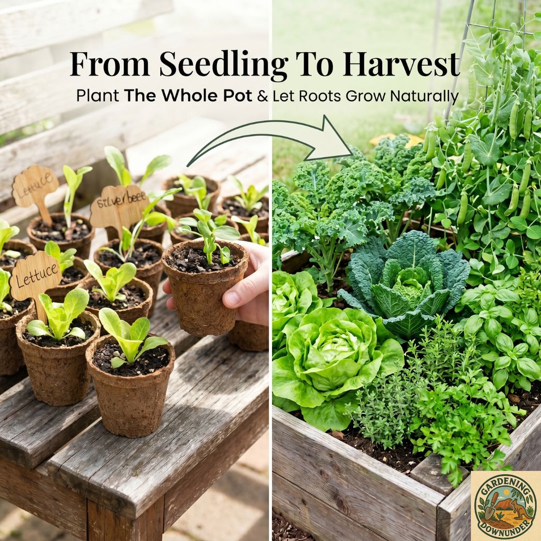 6.5cm Biodegradable Coir Seedling Pots – 8 Pack - Gardening Downunder