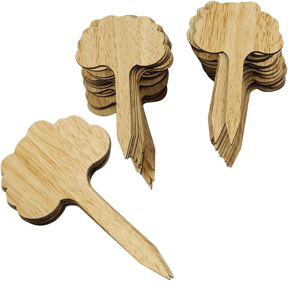 Bamboo Plant Markers 10 + Bonus Marker Pen - Gardening Downunder