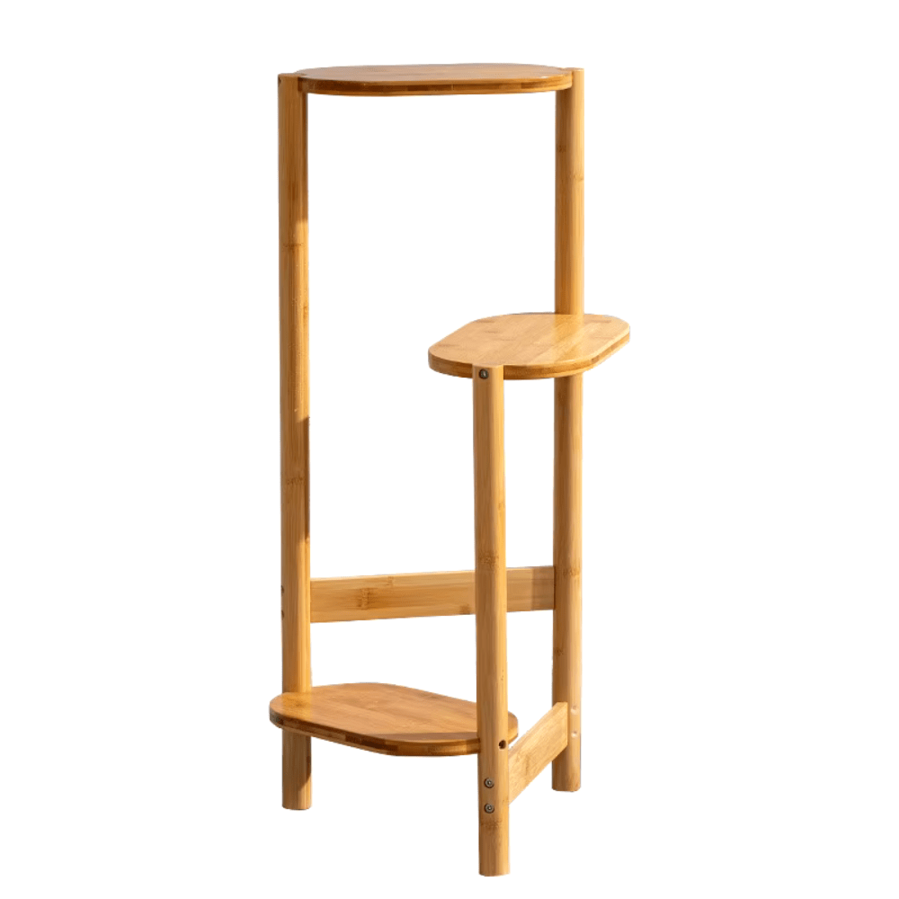 Bamboo Plant Stand – Natural & Brown - Gardening DownunderGeneral Product