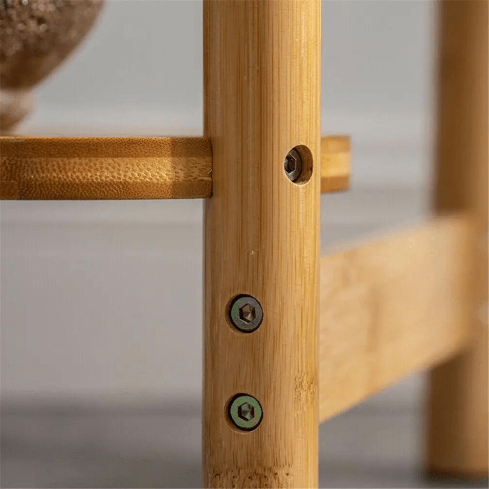 Bamboo Plant Stand – Natural & Brown - Gardening DownunderGeneral Product