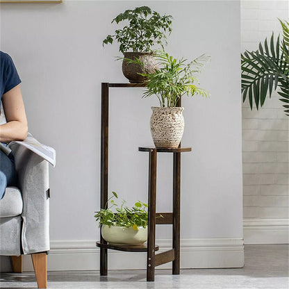 Bamboo Plant Stand – Natural & Brown - Gardening DownunderGeneral Product