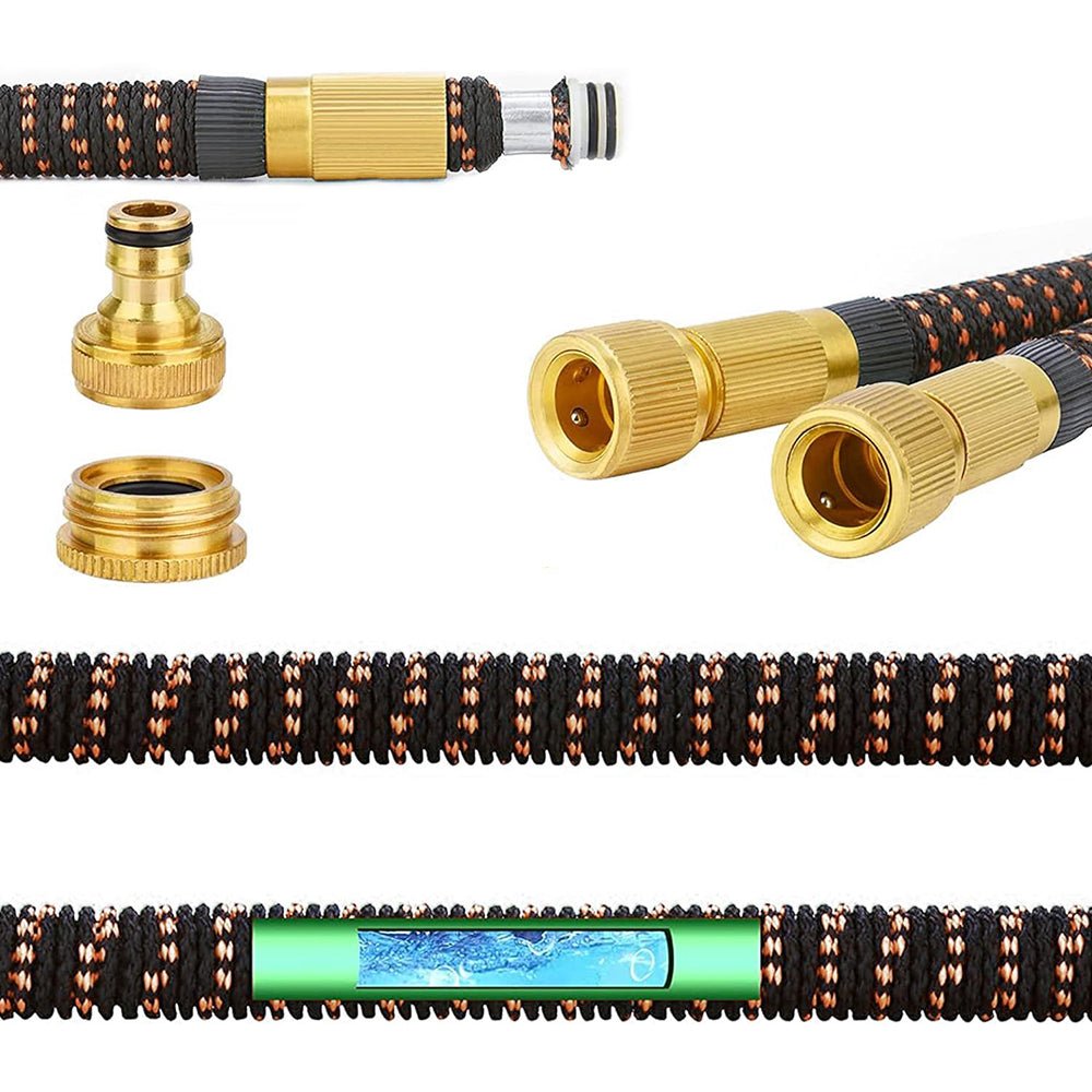 Expandable Garden Hose with 10 Spray Patterns Nozzle - Gardening DownunderGeneral Product