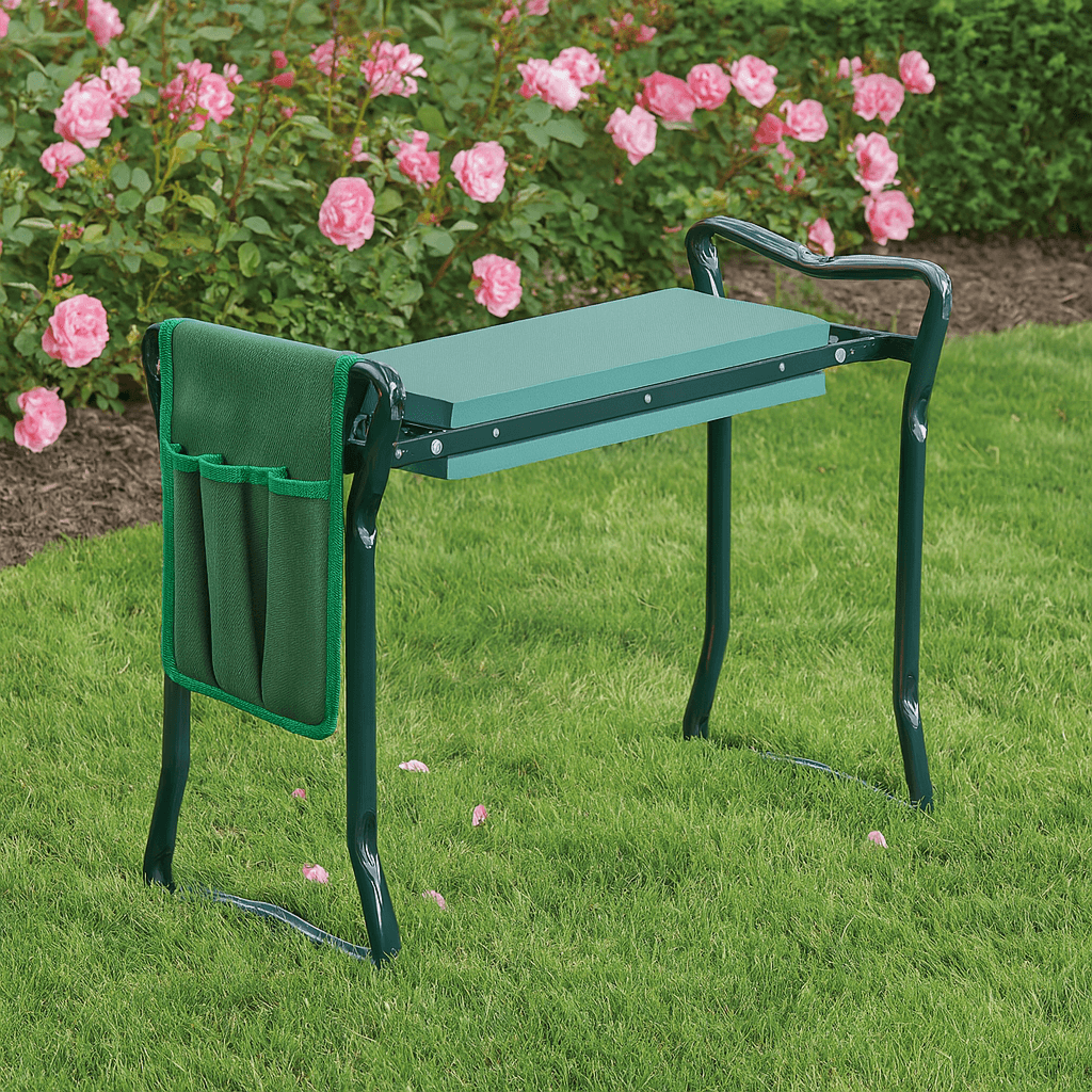 Garden Kneeler Chair with Tool Pouch - Gardening DownunderFurniture > Outdoor > Outdoor Benches