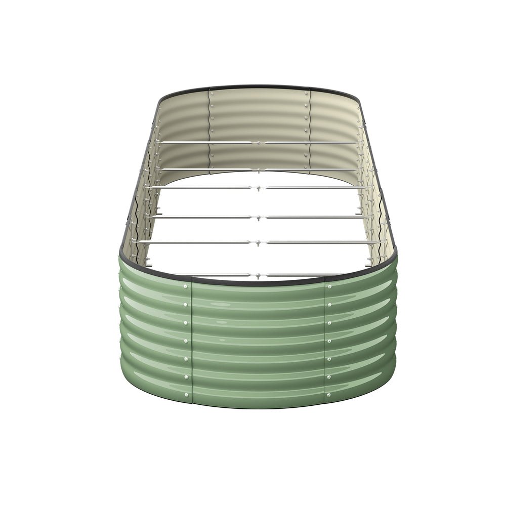 Green Galvanized Raised Garden Bed Planter Box Container - Gardening DownunderGeneral Product