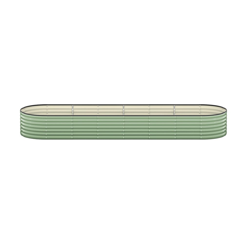 Green Galvanized Raised Garden Bed Planter Box Container - Gardening DownunderGeneral Product