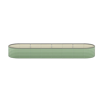 Green Galvanized Raised Garden Bed Planter Box Container - Gardening DownunderGeneral Product