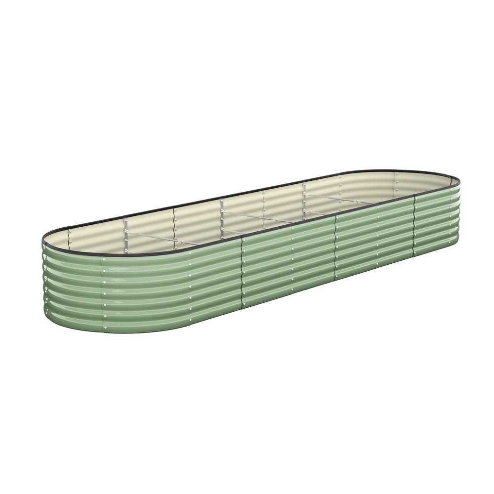 Green Galvanized Raised Garden Bed Planter Box Container - Gardening DownunderGeneral Product