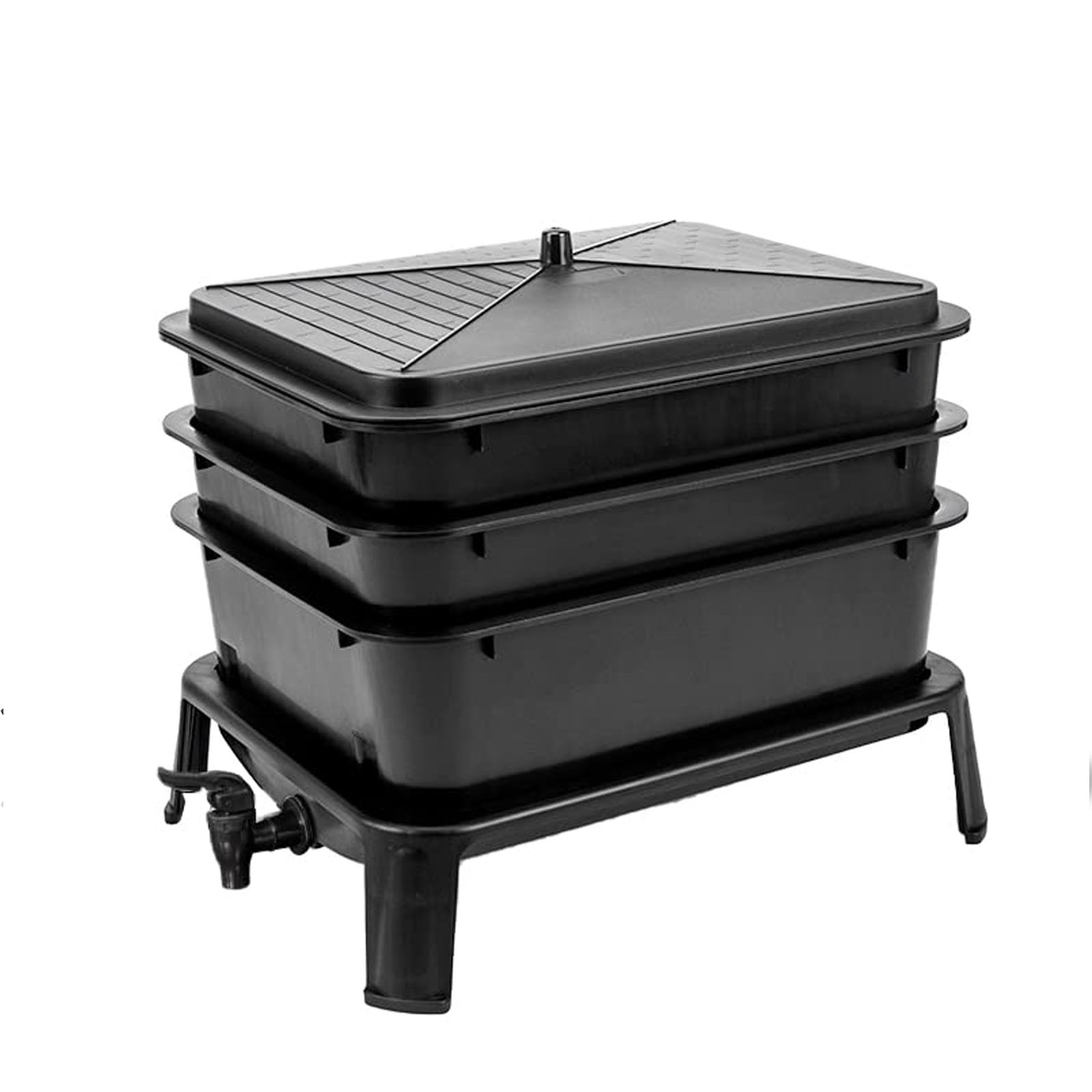 Home Worm Farm Composting System – Indoor & Outdoor Worm Bin - Gardening DownunderHome & Garden > Garden Tools > Gardening Accessories