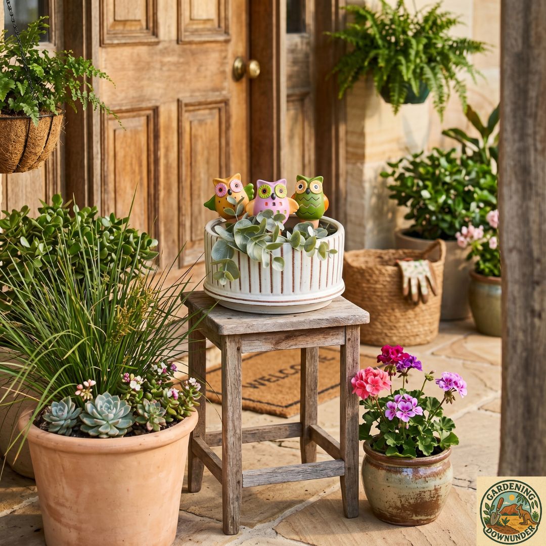 Owl Clay Watering Spikes - Gardening Downunder
