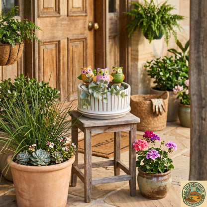Owl Clay Watering Spikes - Gardening Downunder