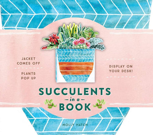 Succulents in a Book – Pop - Up Plant Display by Molly Hatch - Gardening DownunderGift & Novelty > Books > Fiction Books
